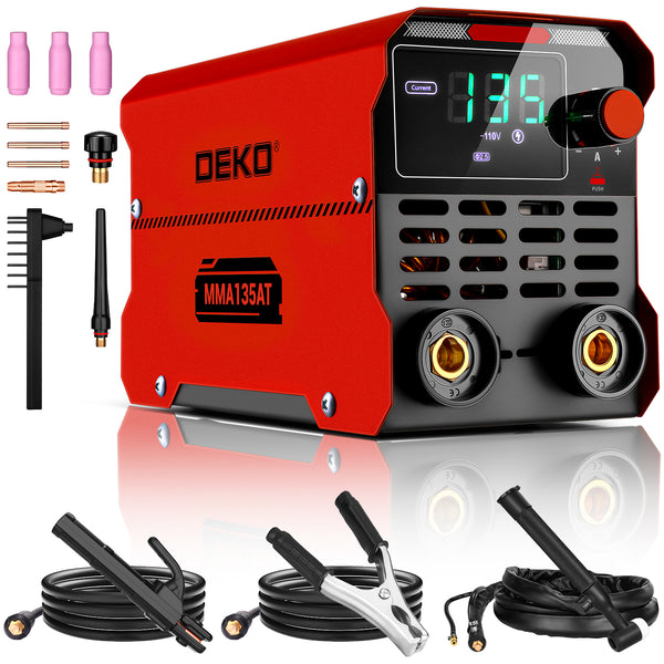 DEKO 110V MMA Stick/Lift TIG  2 in 1  Welder Kit