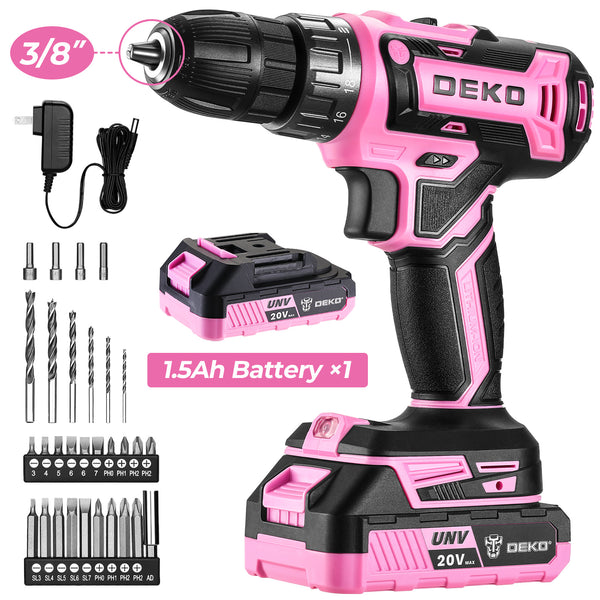 20V Cordless Drill Kit with Battery & Charger