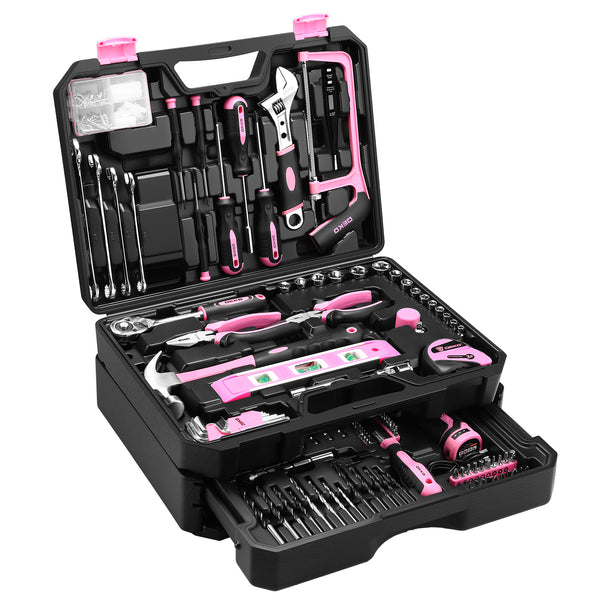 DEKO 238 Piece Tool Set with 12V Cordless Drill