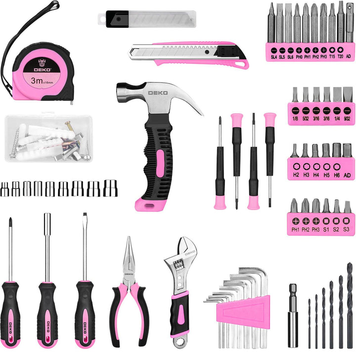 126 Piece Tool Set with 8V Cordless Drill - DEKOTOOLS STORE