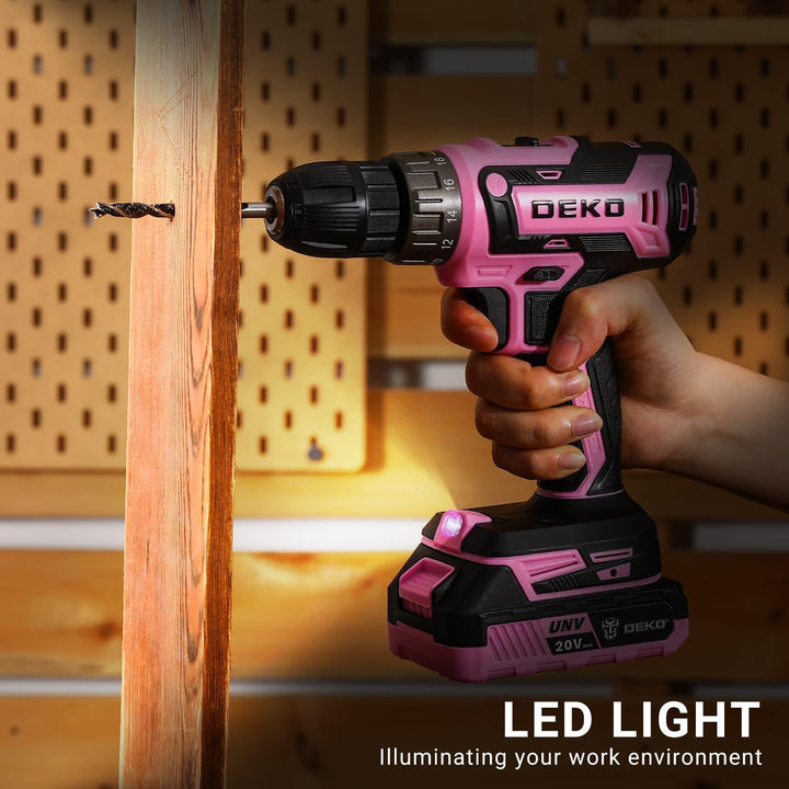 20V Cordless Drill Kit with Battery & Charger - DEKOTOOLS STORE