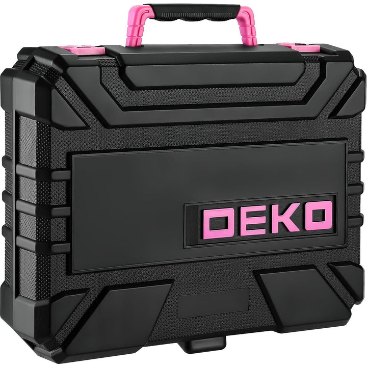 126 Piece Tool Set with 8V Cordless Drill - DEKOTOOLS STORE