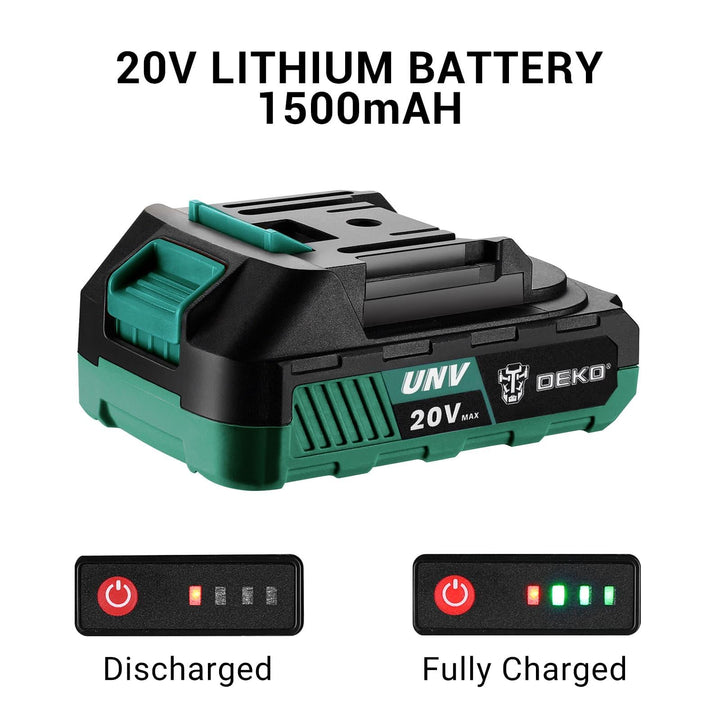20V Cordless Drill Kit with Battery & Charger - DEKOTOOLS STORE