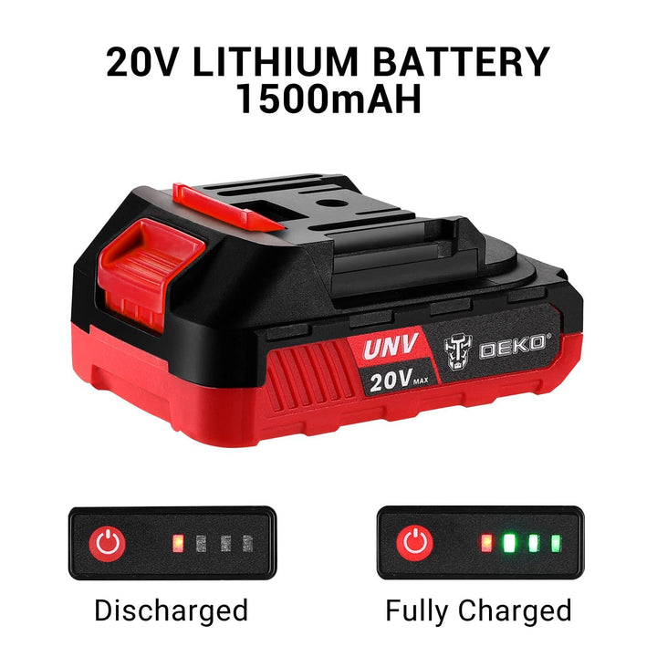 20V Cordless Drill Kit with Battery & Charger - DEKOTOOLS STORE