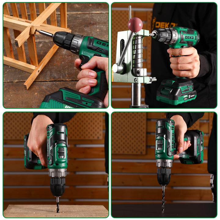 20V Cordless Drill Kit with Battery & Charger - DEKOTOOLS STORE