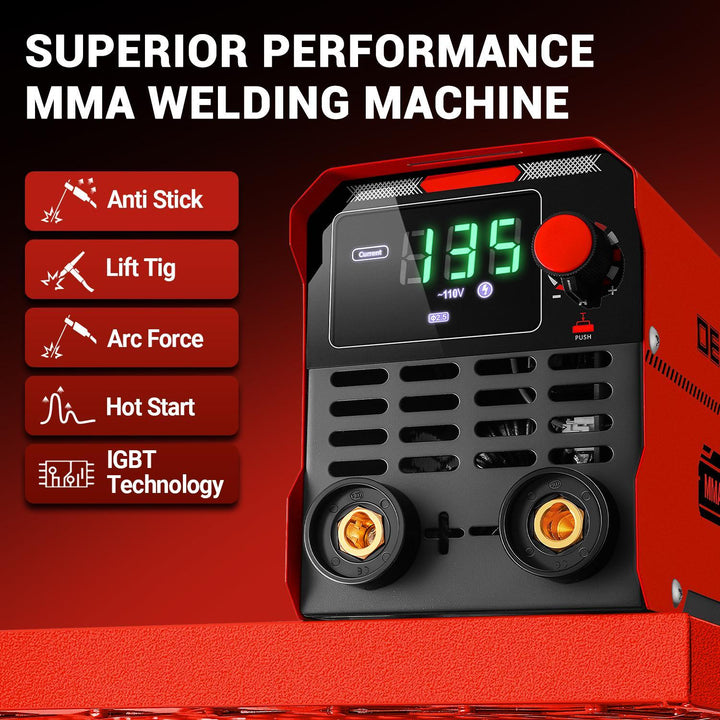 3-in-1 Portable MIG/TIG/Stick Welder 135A 110V - DEKOTOOLS STORE